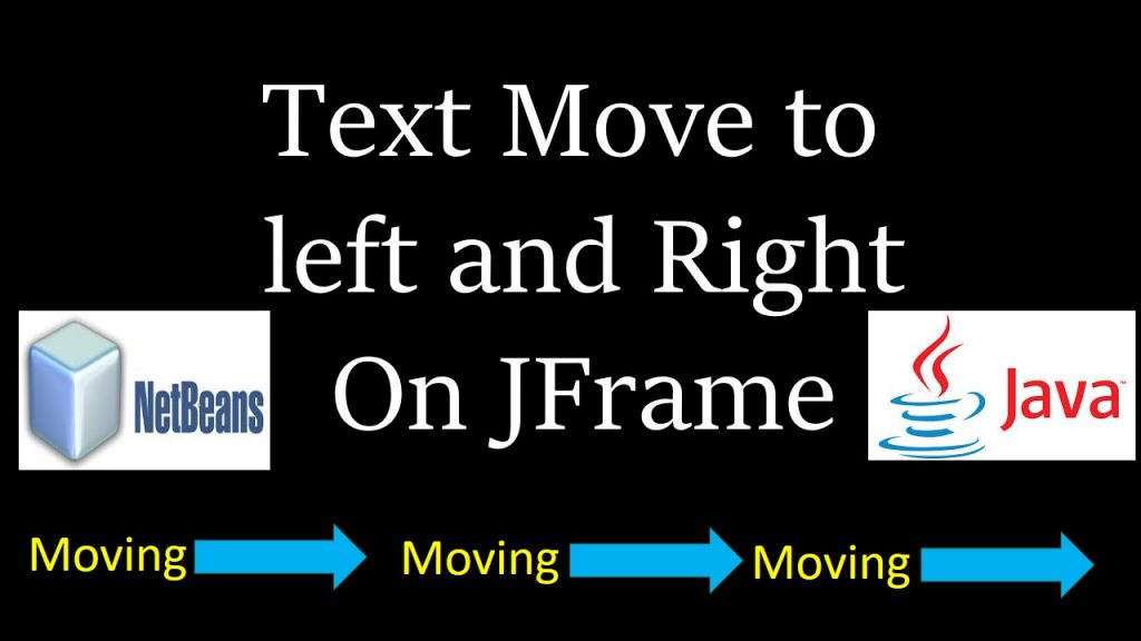 text animation/ text move on JFrame in java swing